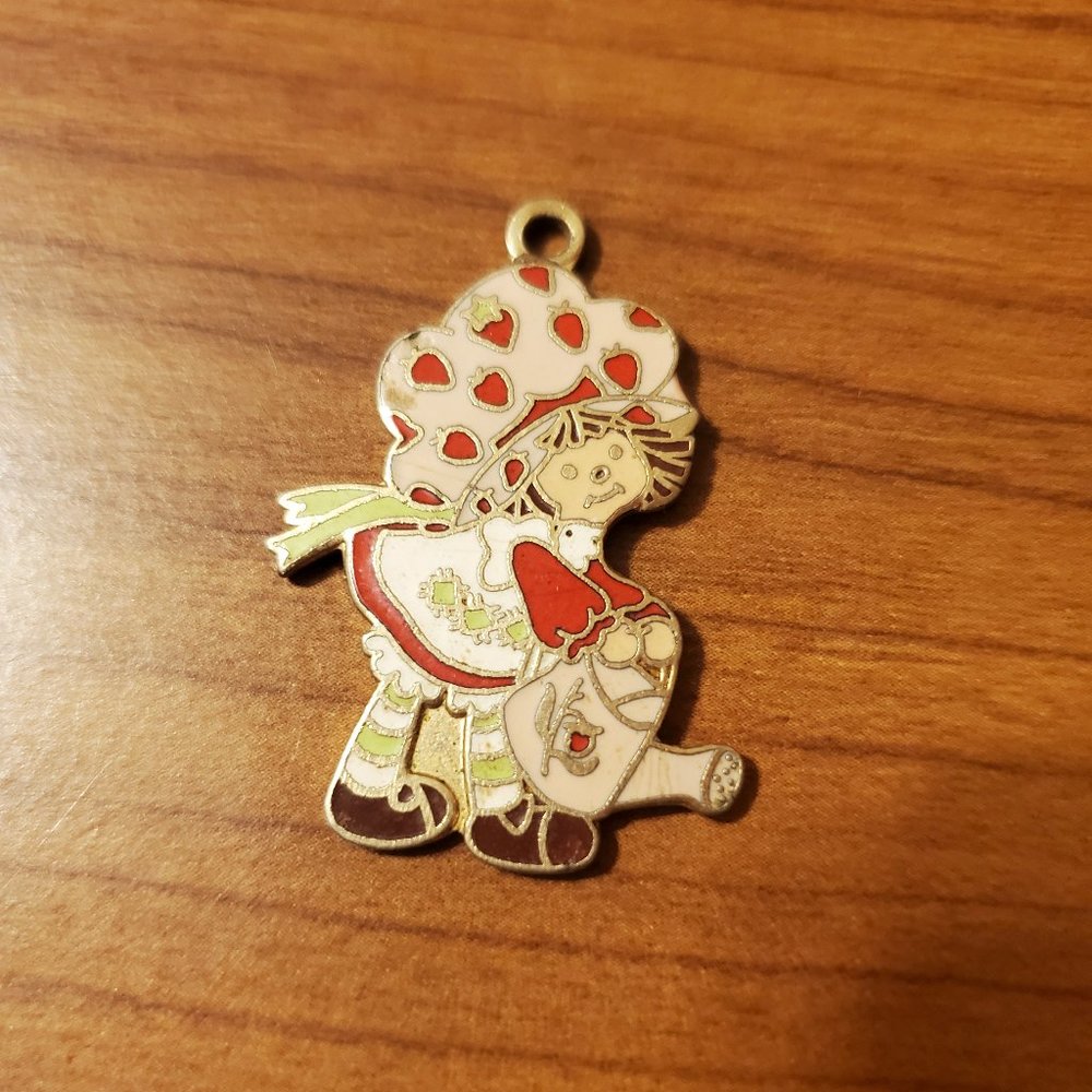 vintage Strawberry Shortcake Pendant